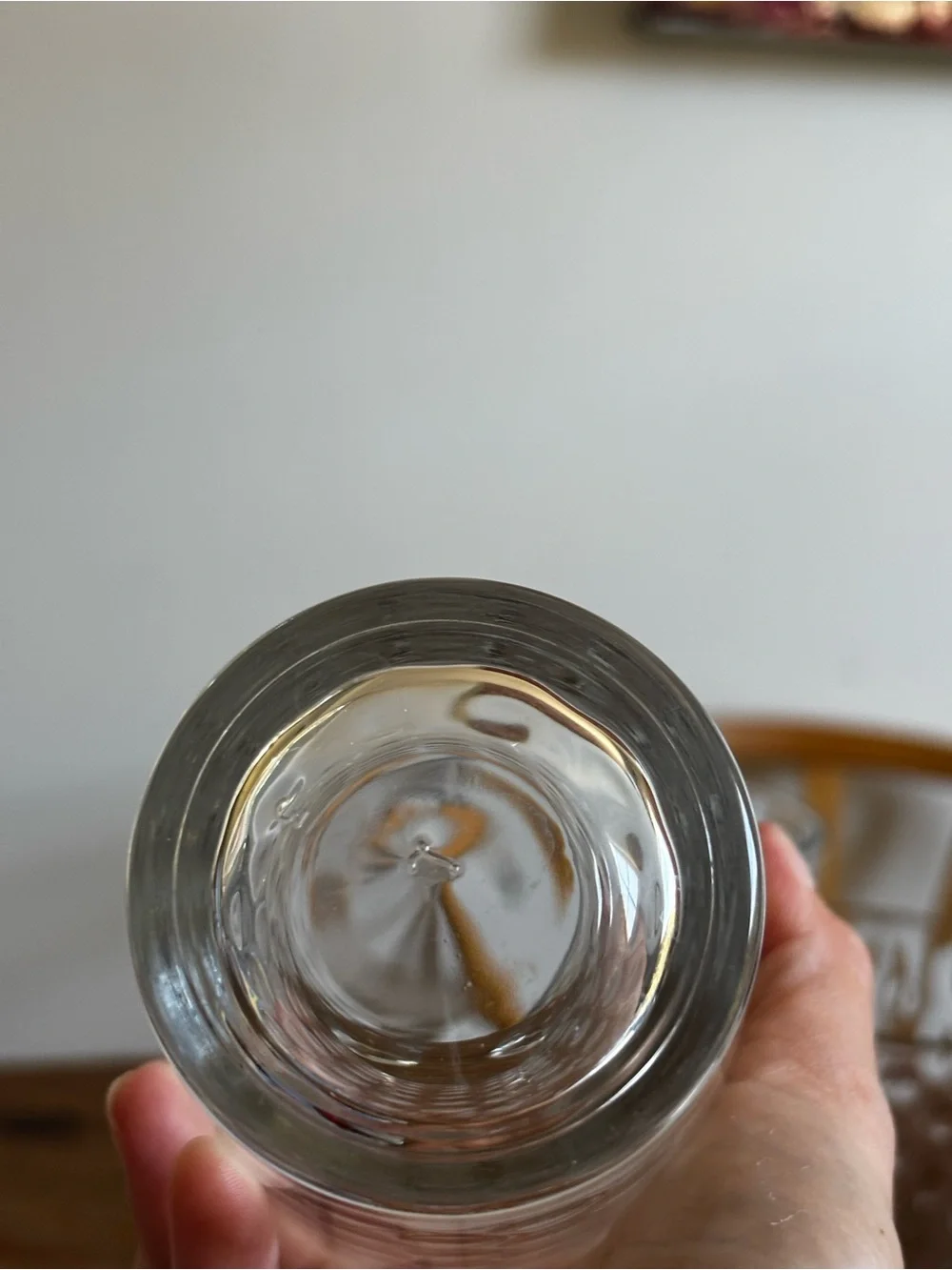 Clear Textured Glass Tumbler Set - 4 Pack